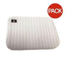Hy Equestrian Foam Horse Leg pads Set (Pack of 4) - White - One Size