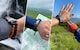 image 6 of aZengear Paracord Survival Bracelet (Pair), Flint Fire Starter, Whistle, Compass for Camping, Bushcraft and Emergency Equipment