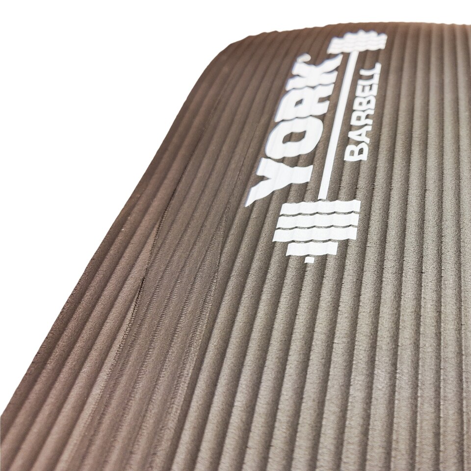 image 1 of York Deluxe Training Mat 8mm - Double-Sided Non-Slip Yoga & Exercise Mat with Carry Strap, 152 x 56 cm | Multi | 152 cm (60 inches) length x 56 cm (22 inches) width