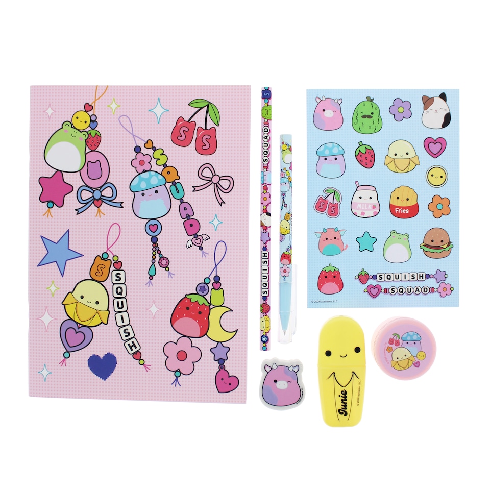 image 1 of Squishmallows Super Stationery Set