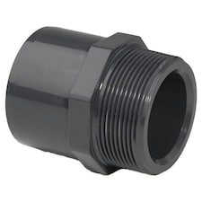 1.5in Grey PVC Adaptor MP MT 9 bar