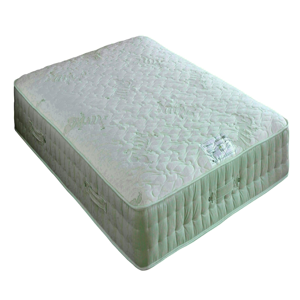 image 1 of Milk Vitality Pocket Sprung Latex and Memory Foam Mattress Super King