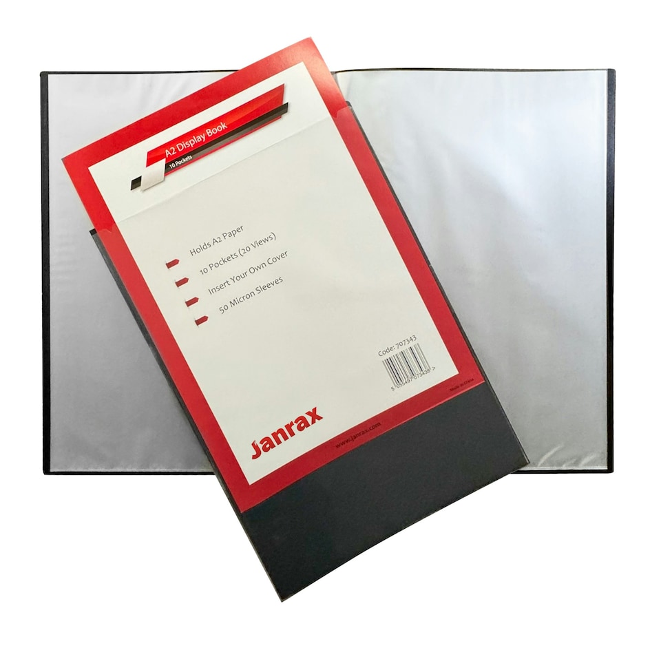 image 1 of A2 10 Pockets Presentation Display Book by Janrax
