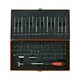 image 2 of Screwdriver Bit Tool Set Hex Spline Star Pozi Phillips Torx Short And Deep 75pc