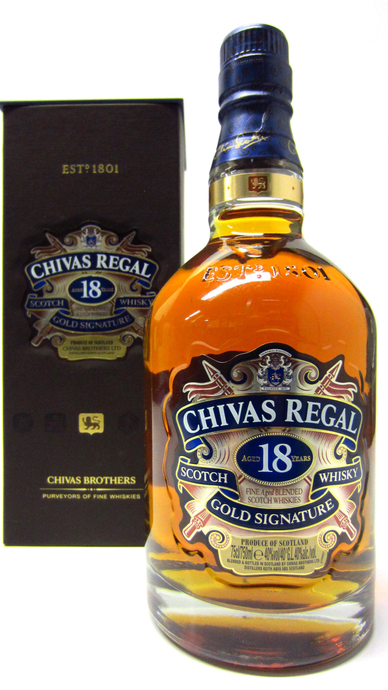 Chivas Regal - Gold Signature Scotch 18 year old Whisky - Tesco