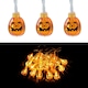 image 2 of Living and Home Halloween Decorative Pumpkin LED String Lights Battery Operated
