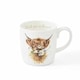 image 1 of Wrendale Designs Royal Worcester Thank You So Moooch Highland Cow Gift Boxed Mug