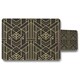 image 1 of golden lined shape (Placemat & Coaster Set)