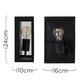 image 7 of ValueLights Tideswell Black Outdoor Wall Light