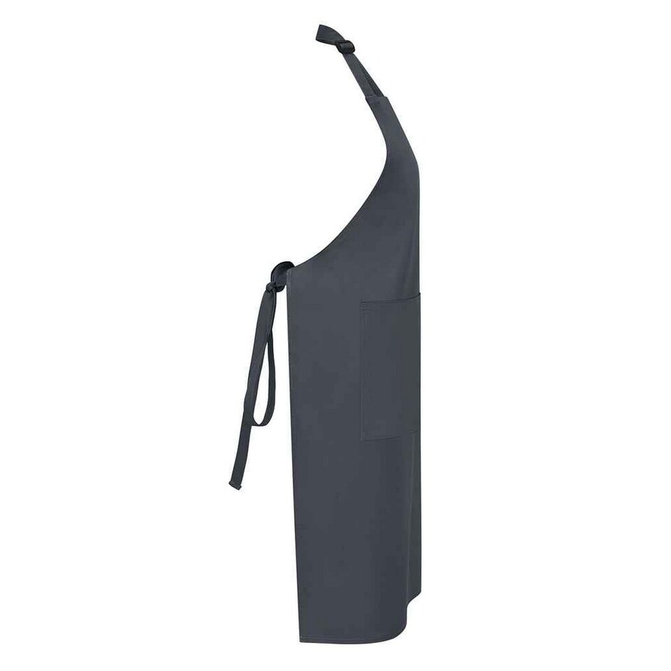 image 1 of Brand Lab Bibbed Full Apron | Black | Charcoal | One Size | 1