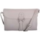 image 1 of Premium Soft Genuine Leather Cross Body Shoulder Bag, Tassel Detail Cream | Ivory