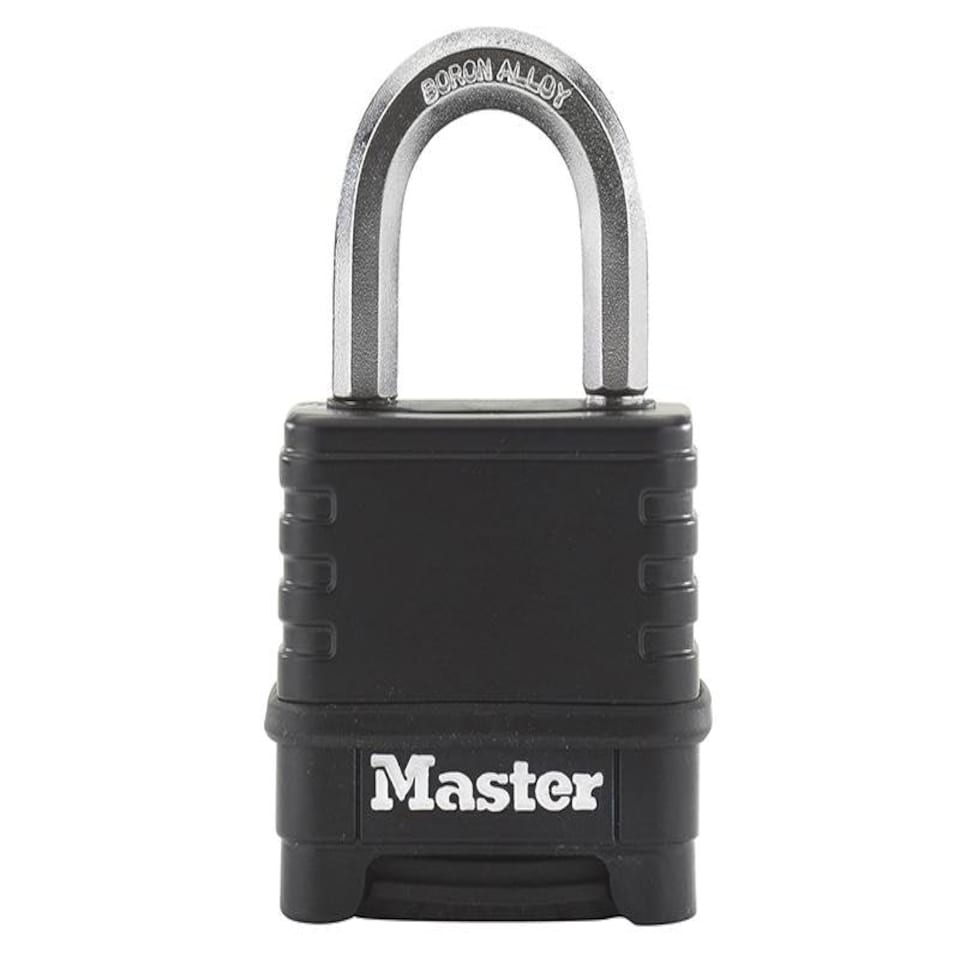 Master Lock Excell 4-Digit Black Finish Combination 50Mm Padlock N/A