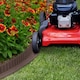 image 4 of 1.2m Lawn Edge Border Recycled Rubber in Earth Brown