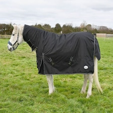 Rhinegold Full Neck Monsoon Outdoor Rug Black | Size: 5ft 3
Colour: Black