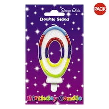 Simon Elvin Multicoloured Birthday/Anniversary Number Candles (Pack Of 6) - Multicoloured - 4