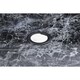 image 3 of Living and Home Garden Tempered Glass Marble Coffee Table - Black