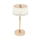 image 2 of Hestia Crystal USB LED Touch Table Lamp with Gold Base & Trim