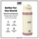 image 5 of NFL x Sports, Vacuum Insulated Steel Bottle, Series, 750ml (24oz) | Cream | NFL Throwback Giants | One Size