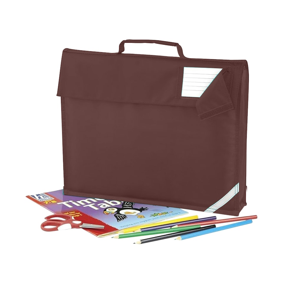 image 1 of Quadra Junior Book Bag - 5 Litres (Pack of 2) - Burgundy - One Size