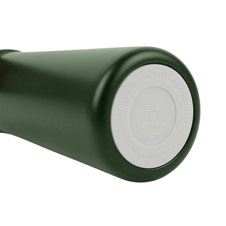 image 1 of Vinga Erie Recycled Stainless Steel 450ml Water Bottle - Green - One Size | Green | One Size