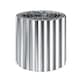 image 7 of Corrugated Galvanised Steel Metal Garden Border Roll | Silver | Silver | 12m