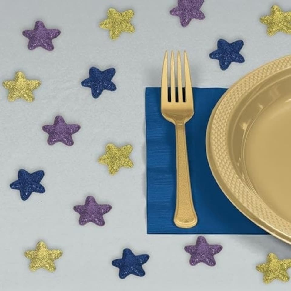 Eid Mubarak Foam Glitter Scatters Table Decoration - Pack of 32