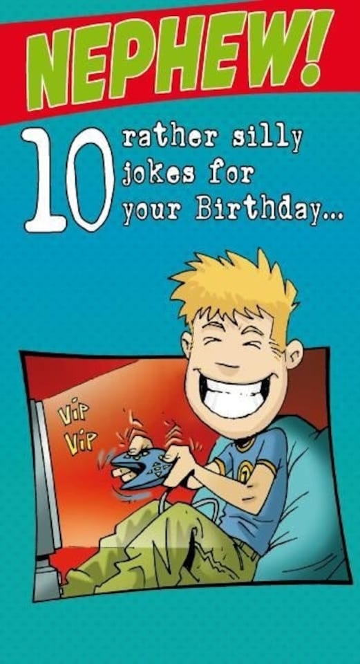 Face Ache, Nephew Birthday Card, Birthday Card Nephew, Funny Birthday Card Nephew