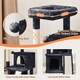 image 4 of Yaheetech 92 cm Cat Tower with Double Condos Black