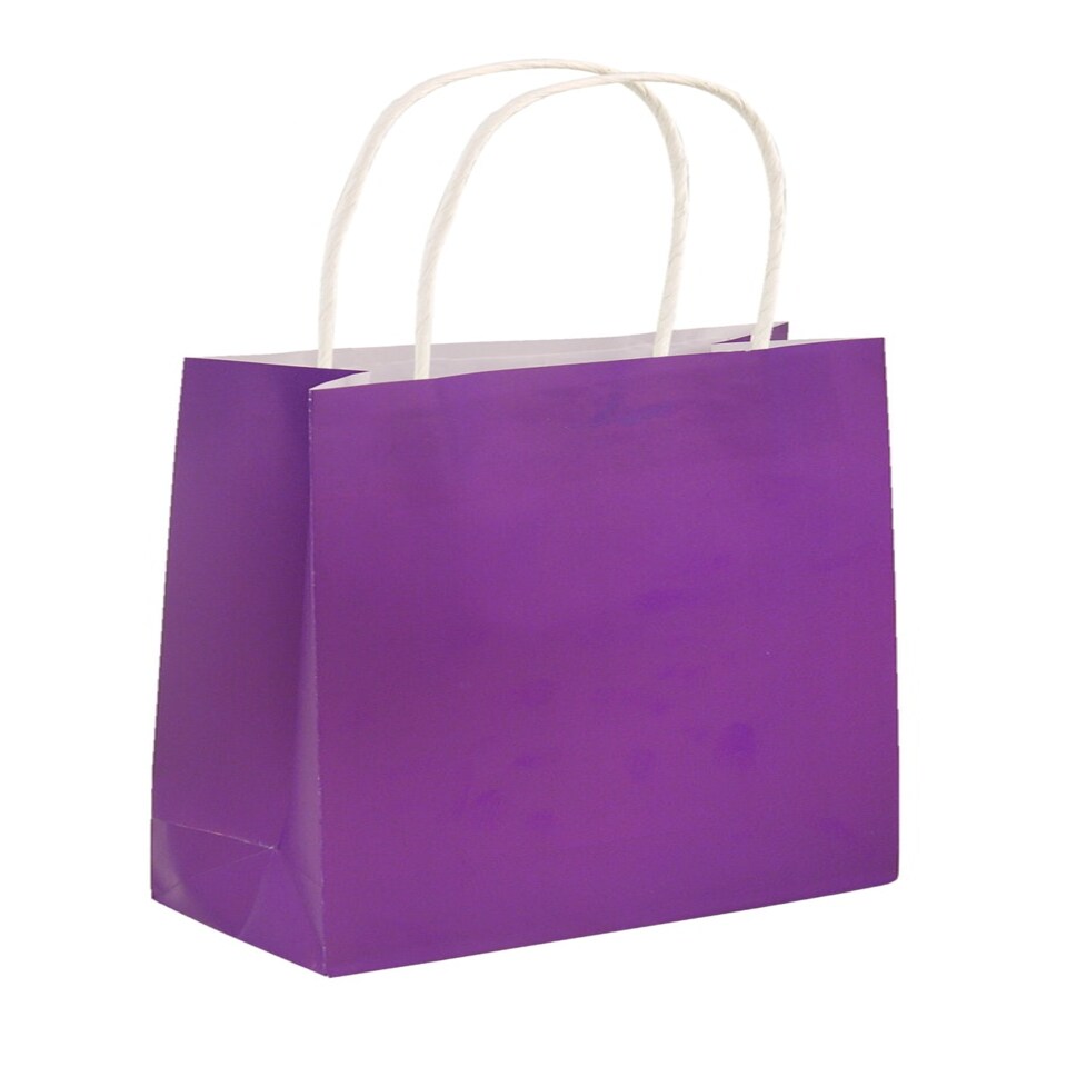 image 1 of Purple Bag with Handle