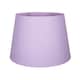 image 3 of Traditional 8 Inch Soft Lilac Linen Drum Table-Pendant Lamp Shade 40w Maximum | Purple