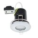 image 1 of ValueLights Downlight Fire Rated IP65 Silver Bathroom Ceiling Downlight