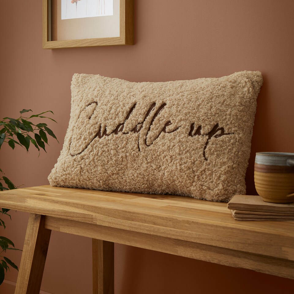 image 1 of Fusion Cuddle up Cushion Cushion Cover LR Natural
