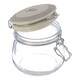 image 4 of Interiors By Premier Durable Salt Storage Jar, Stylish Glass Jar With Lid For Kitchen Counter, Versatile Airtight Storage Jar