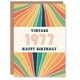 image 1 of Vintage Retro Him Her Rainbow Born 1977 Aged 48 Years Old 48th Birthday Card