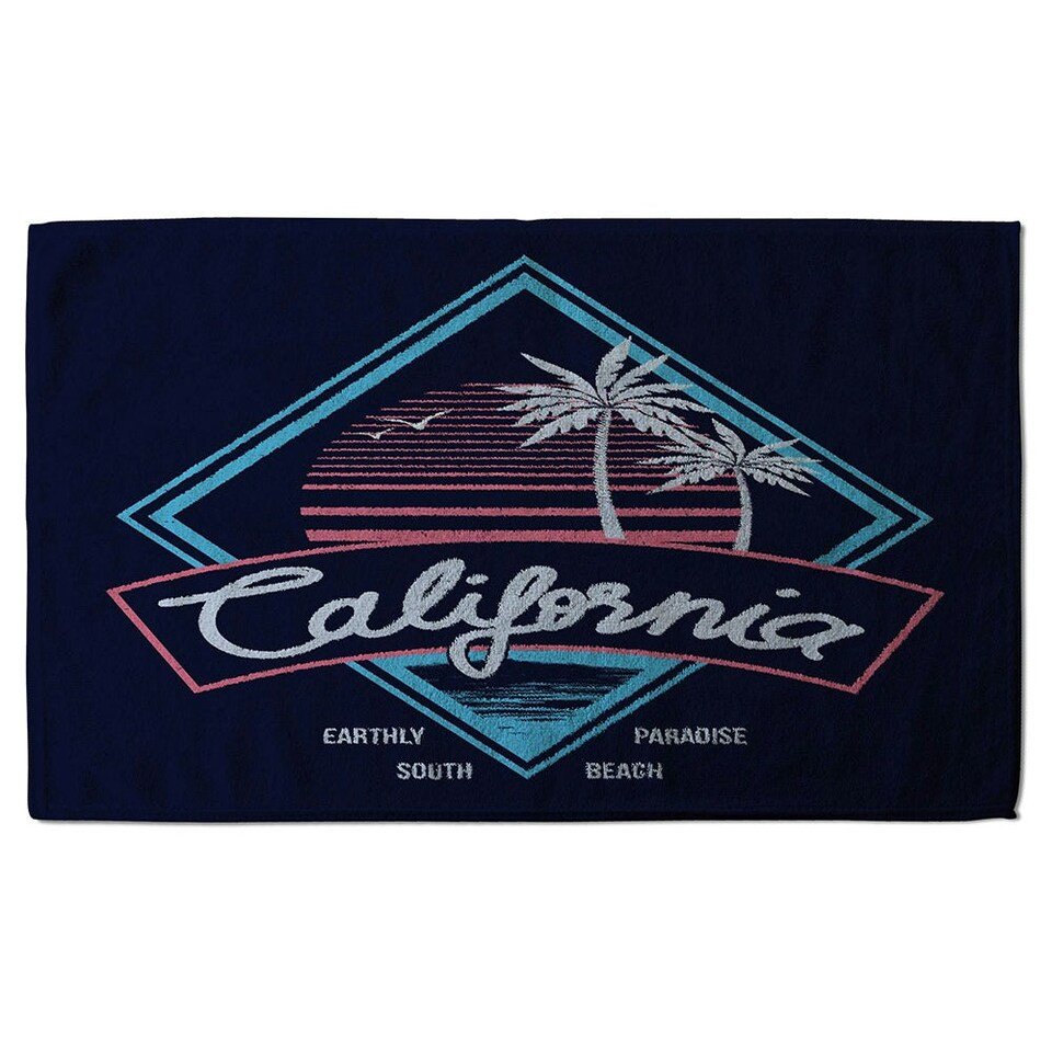 image 1 of Neon California (Bath Towel)