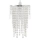 image 2 of First Choice Lighting Cleared Jewelled Waterfall Light Shade Clear | Chrome
