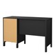 image 4 of Madrid Desk 3 Drawers Matt Black