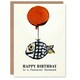 image 1 of Fantastic Husb Fun Balloon Fish Fishing Fisherman Birthday Card