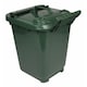 image 2 of Kerbside Compost Caddy with Locking Lid - Green - for Food Waste Recycling (23 Litre) - Plastic Bin with Composting Guide