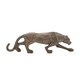 image 3 of Naturecraft Geometric Prowling Leopard Figurine Grey