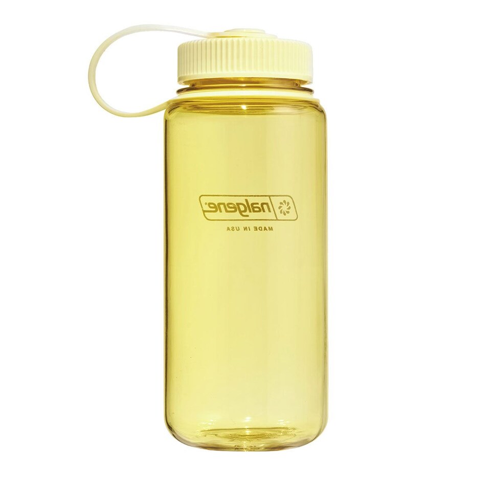 image 1 of Nalgene Wide Mouth 1L Tritan Sustain Water Bottle - Butter Monochrome