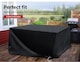 image 5 of Marlow Outdoor Furniture Cover Garden Patio Waterproof Rain UV Protector | Black | 213cm