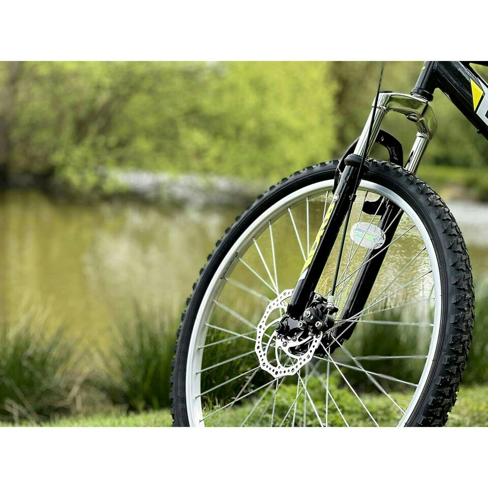 image 1 of Dallingridge Duke DS Full Suspension Mountain Bike, 26" Wheel - Black/Yellow