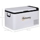 image 5 of Outsunny 12V Portable Car Refrigerator with Inner LED Light Indoor Outdoor, 25L
