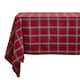 image 1 of Homescapes Red Prince Edward Tartan Christmas Tablecloth - 137 x 178 cm | Red | 137cm x 178cm (54" x 70")