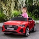 image 2 of HOMCOM 12V Kids Electric Ride-On Car/ w Remote Control, Lights, Music - Red