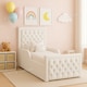 image 1 of Children's White Plush 4ft Small Double Bed Frame