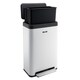image 6 of Cooks Professional XL Pedal Bin 65L - Recycling or Waste Dustbin with Soft Close Lid | White