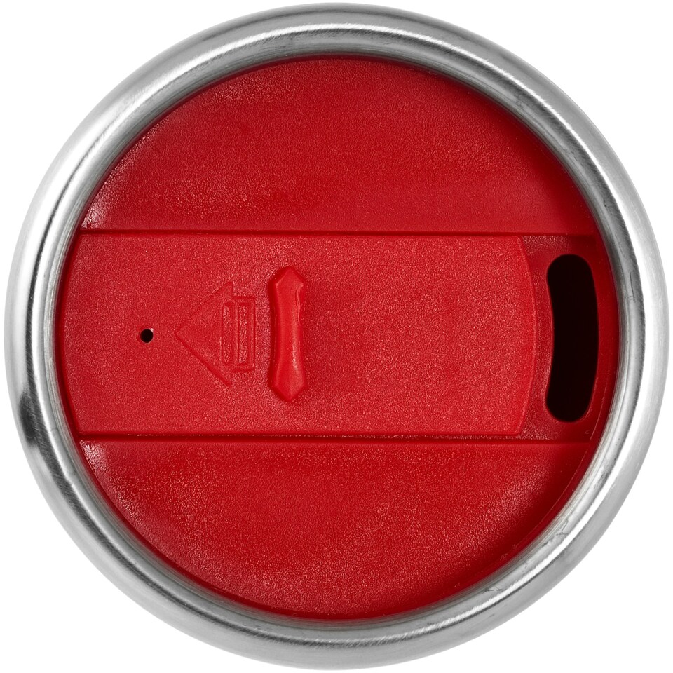 image 1 of Bullet Elwood Insulated Tumbler - Silver/Red - 17.6 x 8.3 cm