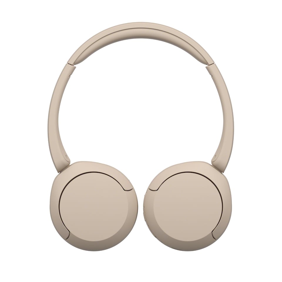 image 1 of Sony WH-CH520B On-Ear Wireless Bluetooth Headphones - up to 50 Hours Battery Life with Quick Charge | Cream | Beige